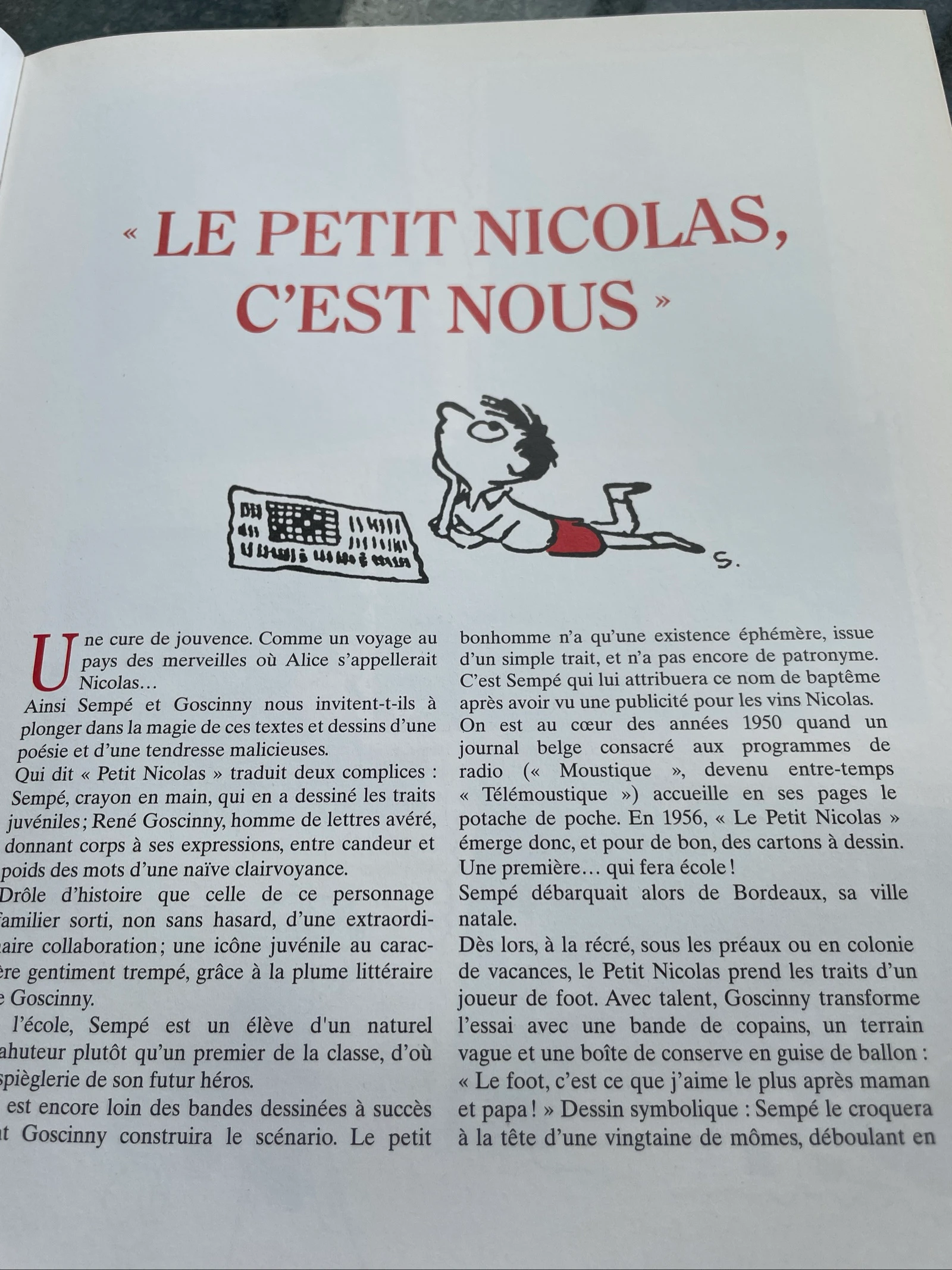 Paris Match de kleine Nicolas van A tot Z 60ste verjaardag – photo 3